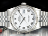 Rolex Datejust 36 Jubilee Quadrante Bianco Romani 16234 